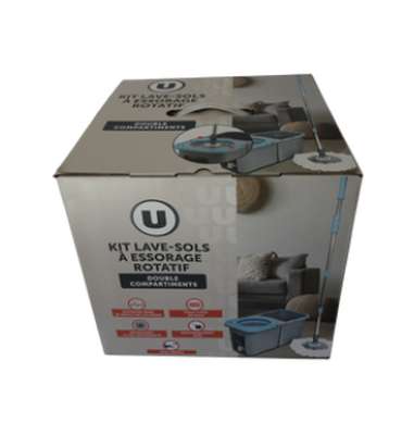 Kit lave sols essorage rotatif, U Maison