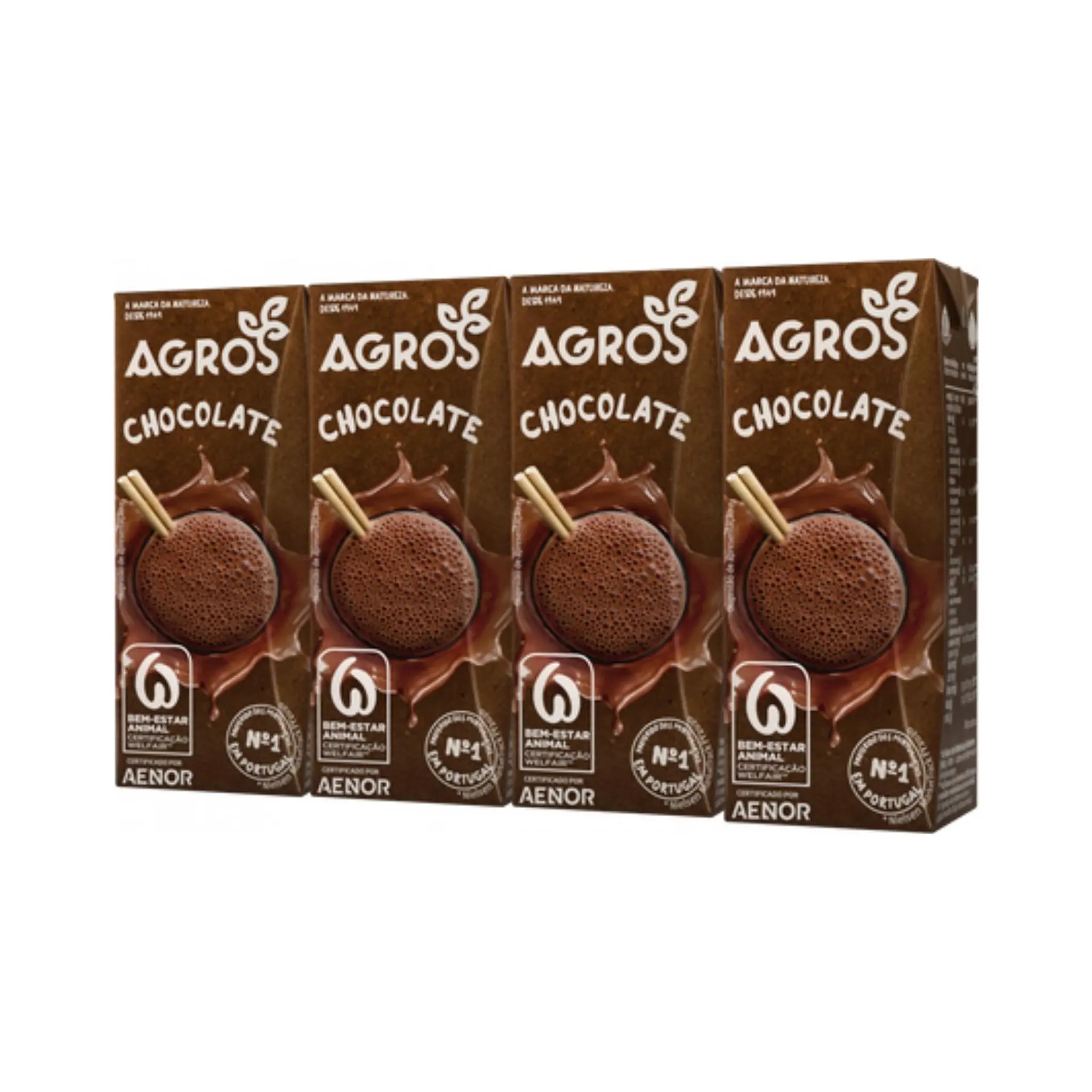 AGROS Lait chocolaté en brick