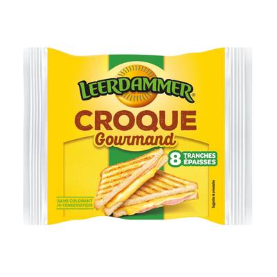 Leerdammer Croque gourmand, 8 tranches - 150g