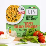 Konjac Spaghetti - Happy creamy épinards, Lïv Happy Food (300 g)