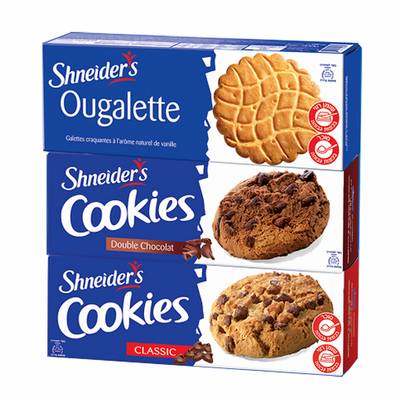 Schneiders Assortiment de biscuits, 3x200g