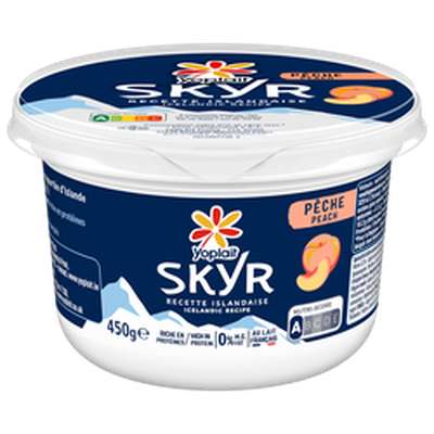 Skyr pêche, Yoplait (450 g)