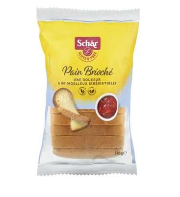 Pain brioché sans gluten, Schar (370 g)