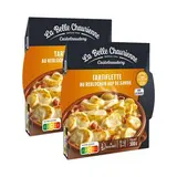La Belle Chaurienne Tartiflette au Reblochon AOP de Savoie en barquette individuelle micro-ondable, Lot de 2x300g