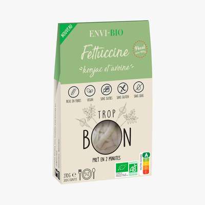 Fettuccine Konjac et avoine BIO, Envi-Bio (270 g)