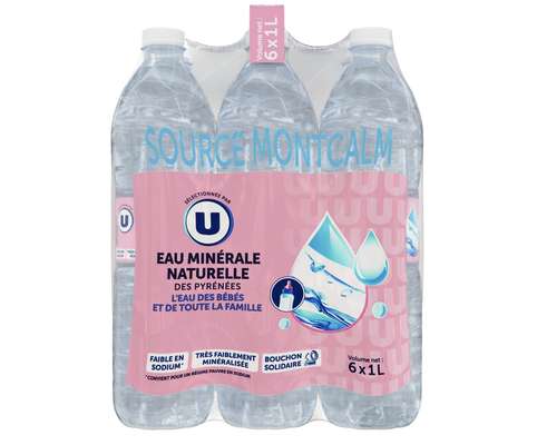 Eau minérale naturelle Montcalm, U (1 L x 6)
