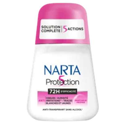 Déodorant bille P5 efficacité 72h, Narta (50 ml)