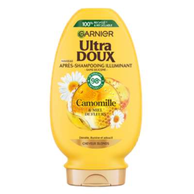 Après-shampooing Camomille & Miel - cheveux blonds, Ultra Doux (250 ml)