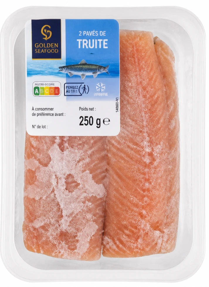 Golden Seafood 2 Pavés de Truite