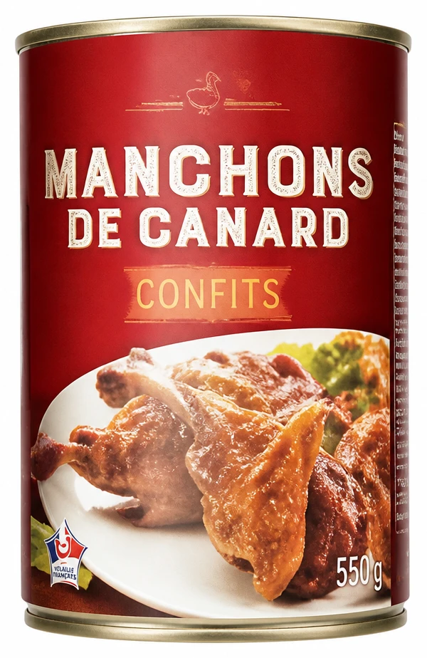 Manchons de canard confits