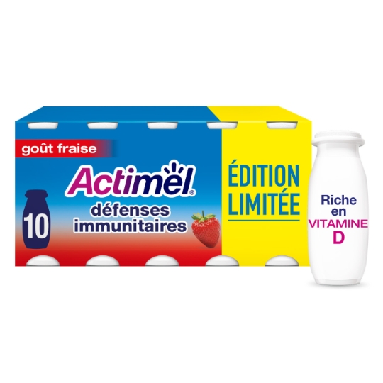 Yaourt à boire fraise ACTIMEL