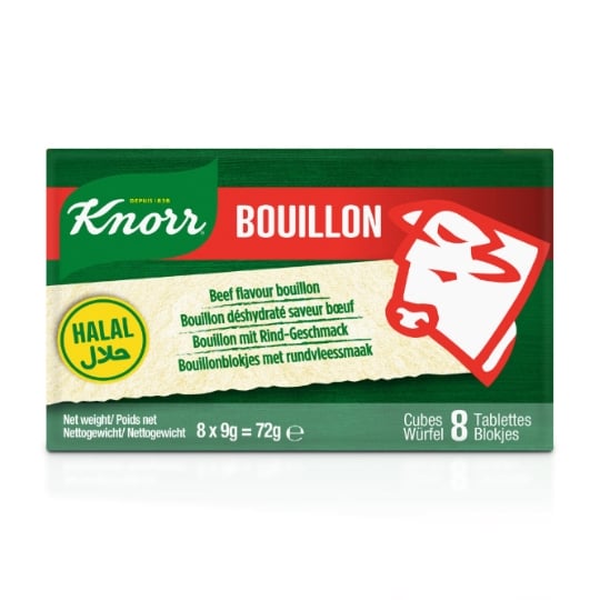 Bouillon cube bœuf Halal KNORR