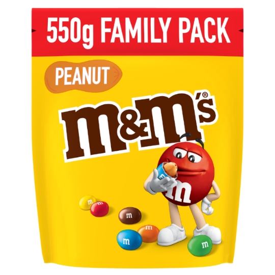 Bonbons Chocolat Lait Cacahuètes M&MS