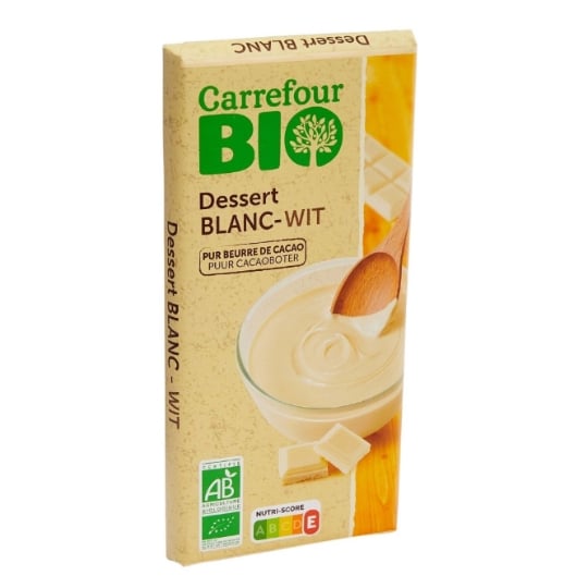 Tablette de Chocolat Blanc Bio CARREFOUR BIO