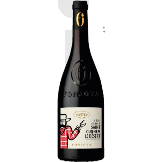 Vin Rouge IGP Saint Guilhem le Désert Wanted FONJOYA