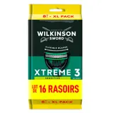 Rasoir Jetable Xtreme 3 Pour Homme Peau Sensible 3 Lames Flexibles WILKINSON