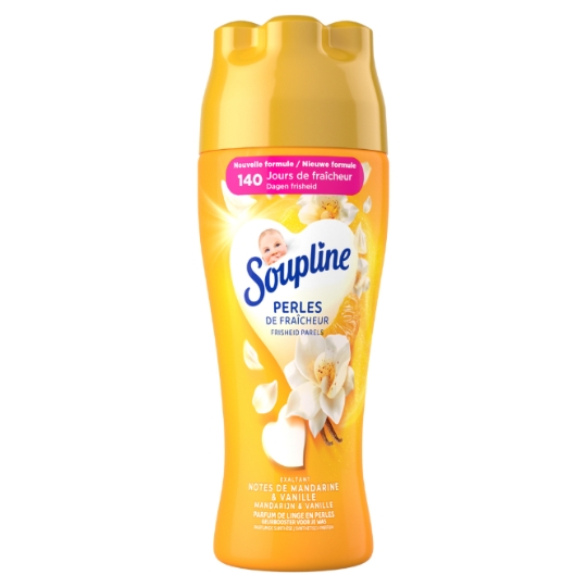 Assouplissant Perles de Fraîcheur Exaltant Notes de Mandarine & Vanille SOUPLINE