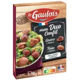 LE GAULOIS Duo confit foies et gésiers de volaille