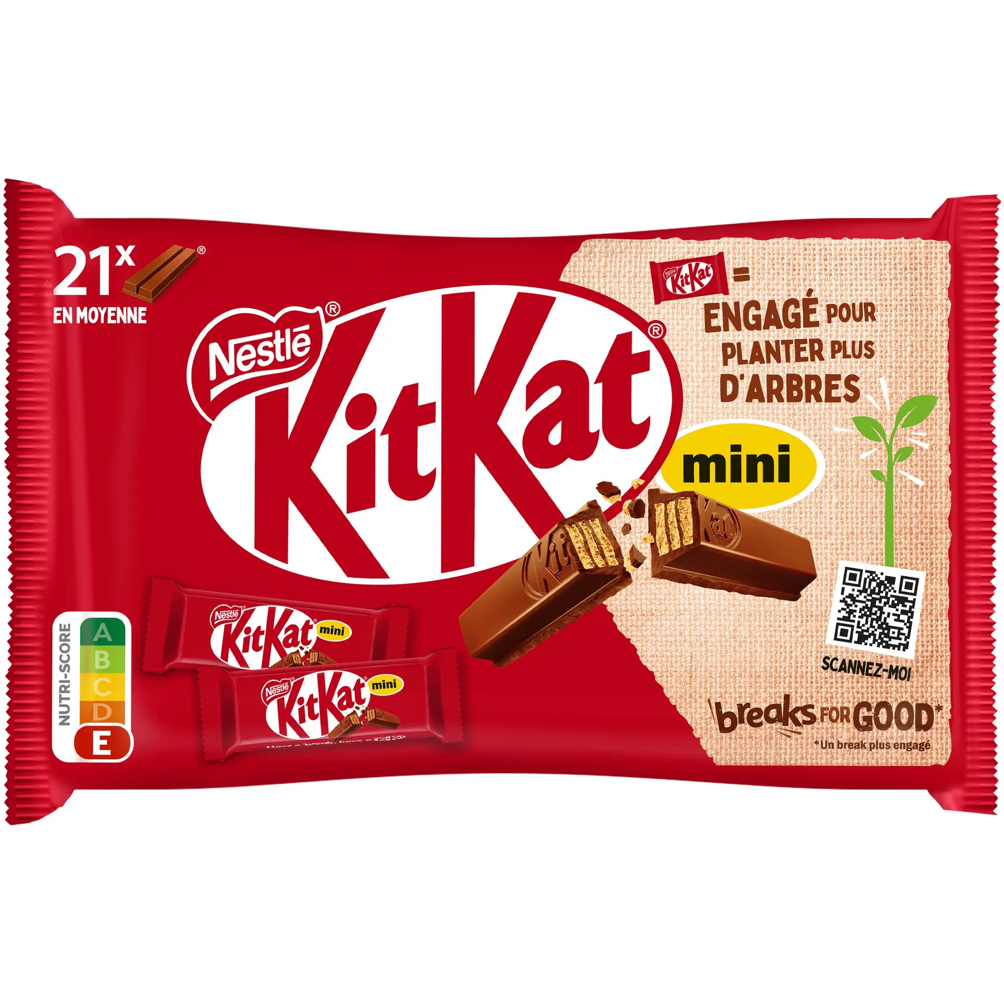 KITKAT Mini barres de chocolat au lait