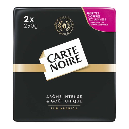 Carte Noire café moulu arome intense 2x250g