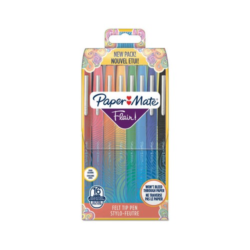 Papermate Pochette De 16 Feutres Flair Original