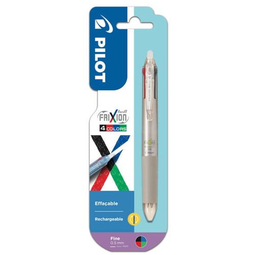 Pilot Roller effaçable Frixion 4 couleurs Coloris Champagne