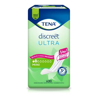 Tena Discreet serviettes ultra mini, 20 serviettes