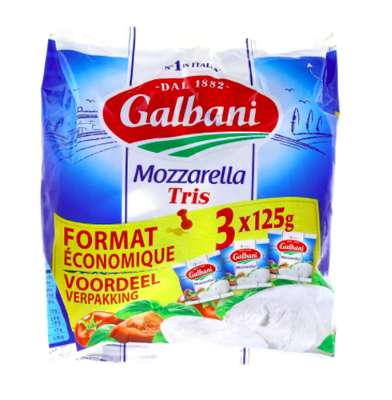 Mozzarella, Galbani (3 x 125 g)