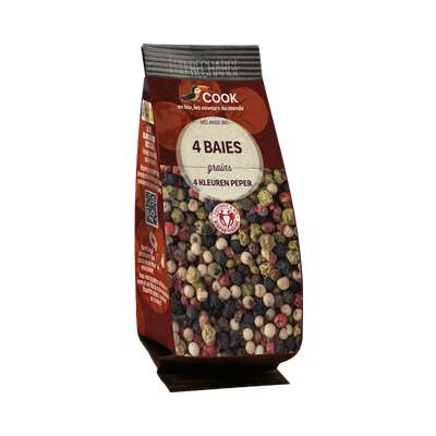 Mélange 4 baies éco recharge BIO, Cook (35 g)
