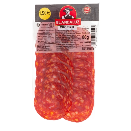 Chorizo Tranché EL ANDALUZ