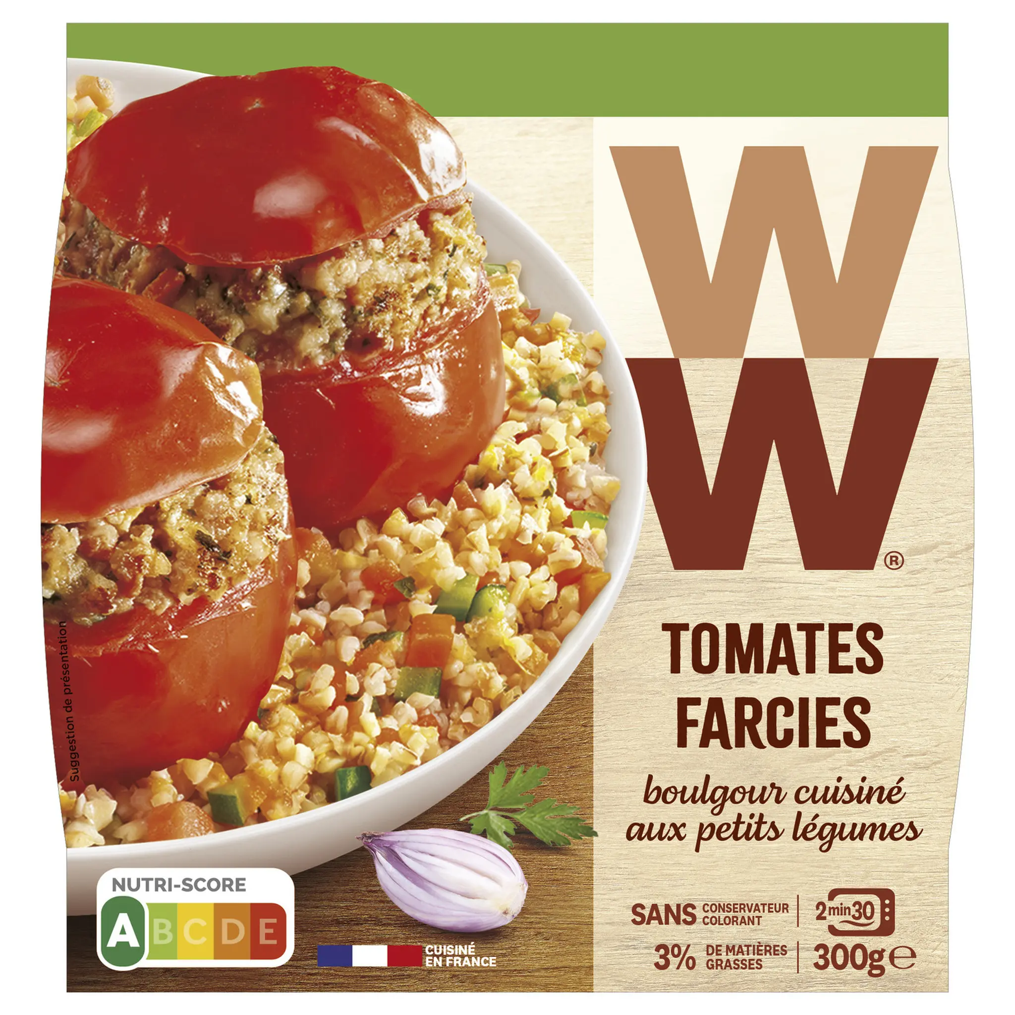 WEIGHT WATCHERS Tomates farcies et boulghour