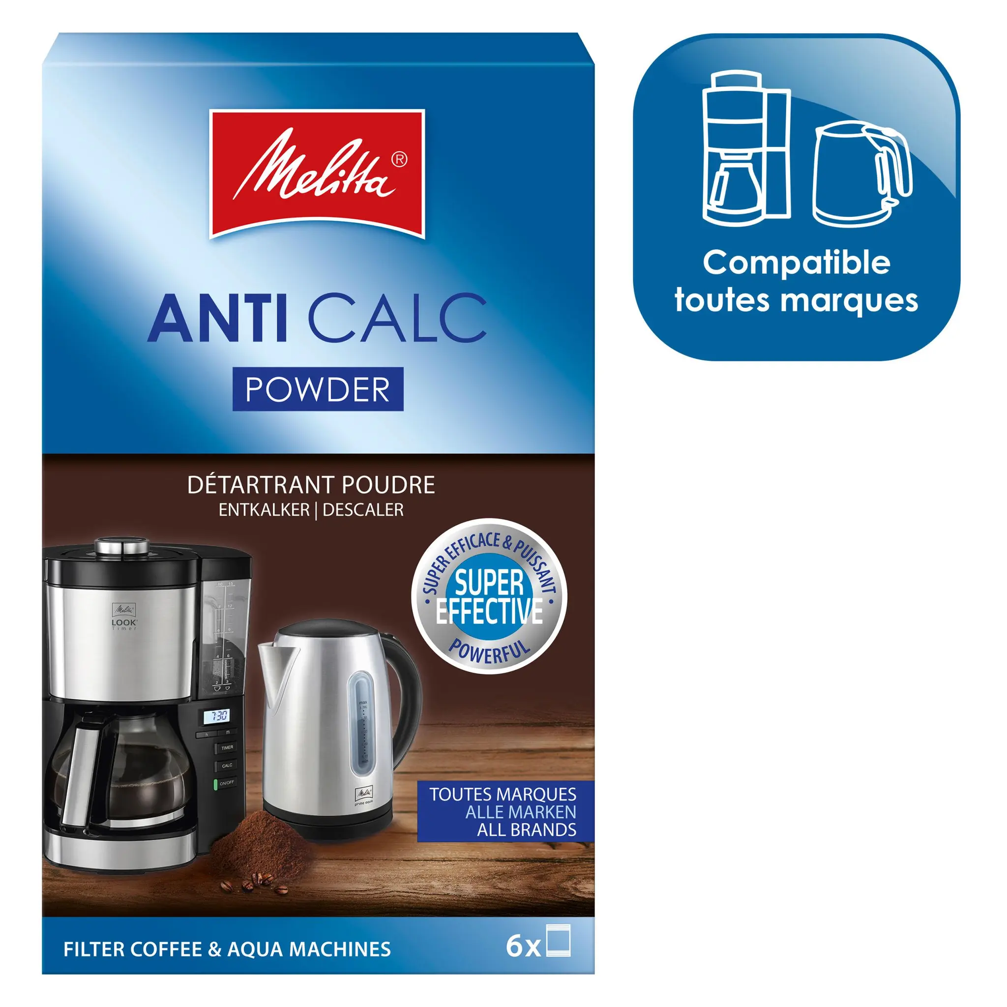 MELITTA Sachet de détartrant en poudre