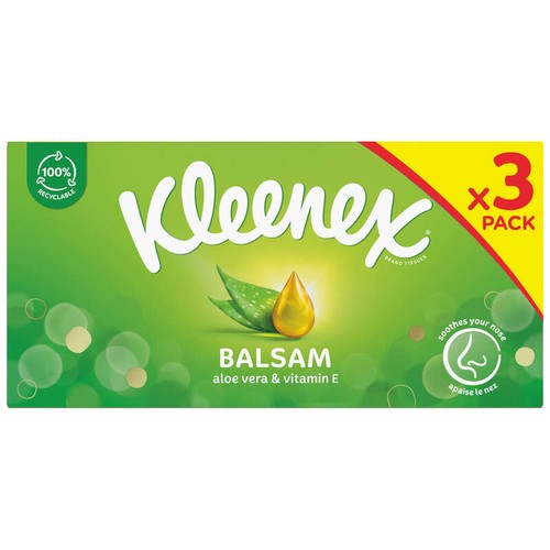 Kleenex mouchoirs boîte Malsam Lot 3x64