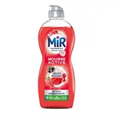 Mir Liquide Vaisselle Mousse Active Action Dégraissante Parfum Fruits Rouge, 675ml