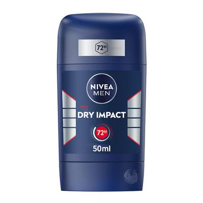 Nivea Men Déodorant Stick homme dry impact 72h, 50ml