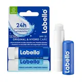 Labello Stick à lèvres Hydratation 24h Huiles Naturelles Original Hydro Care, 2 pièces