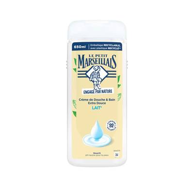 Le Petit Marseillais Crème de douche et bain au lait, 650ml