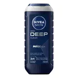 Nivea Men Gel Douche Deep Clean 3en1, avec argile microfine, 250ml