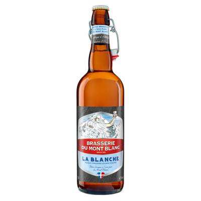 Brasserie Du Mont Blanc Bière Blanche 4,7%, 75cl