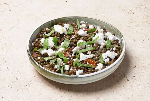 P'tites lentilles vertes, tomates séchées & ricotta, Frichti (102 g)
