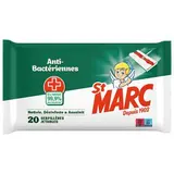 St-Marc Serpillières jetables antibactérienne, 20 Serpillières