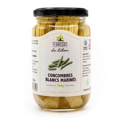 Concombres blancs marinés, Terroirs du Liban (350 g)