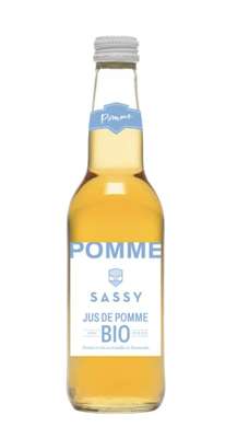Jus de pomme BIO Sassy (33cl)