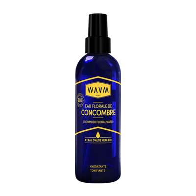 Eau florale de concombre BIO, Waam (200 ml)