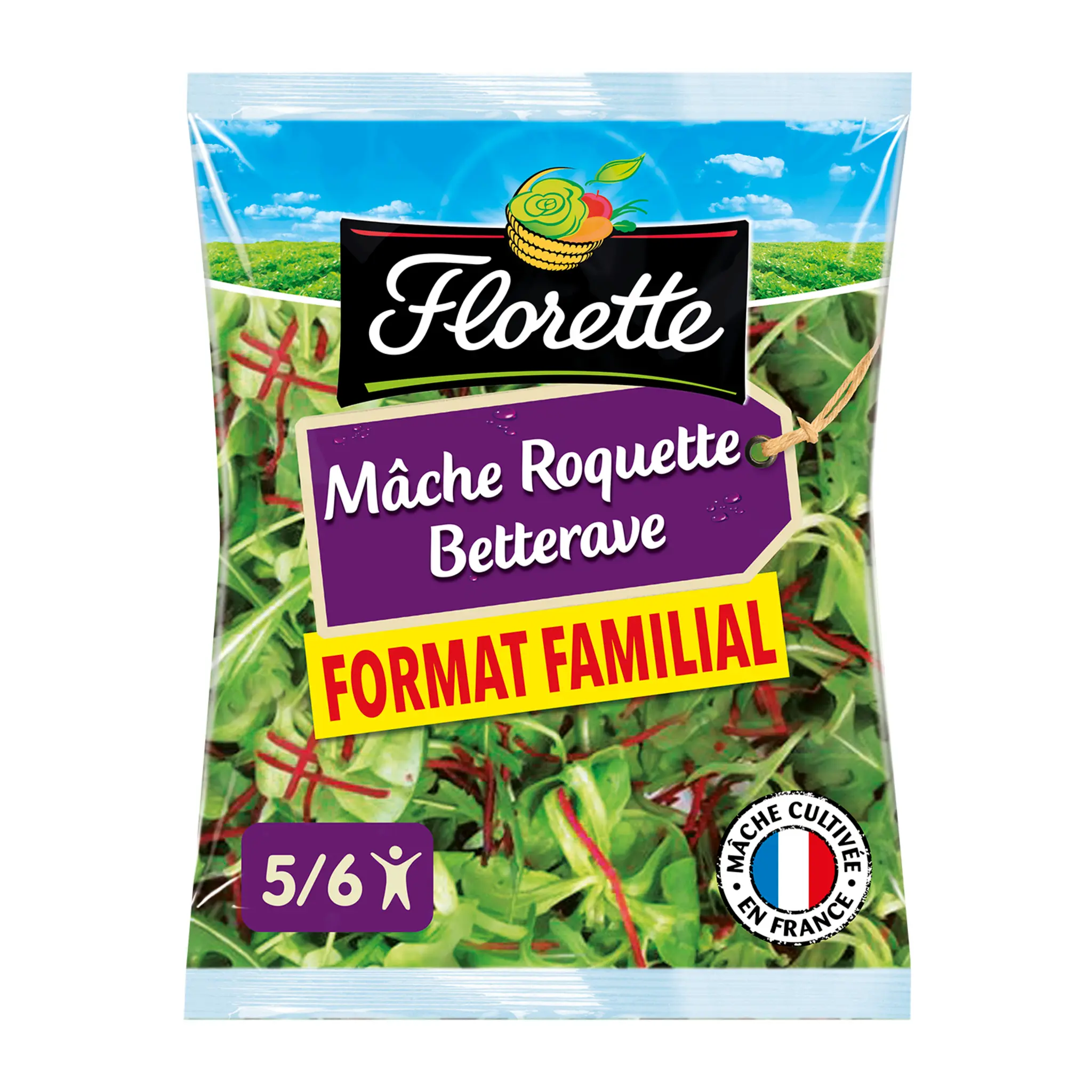 FLORETTE Trio mâche roquette et betterave