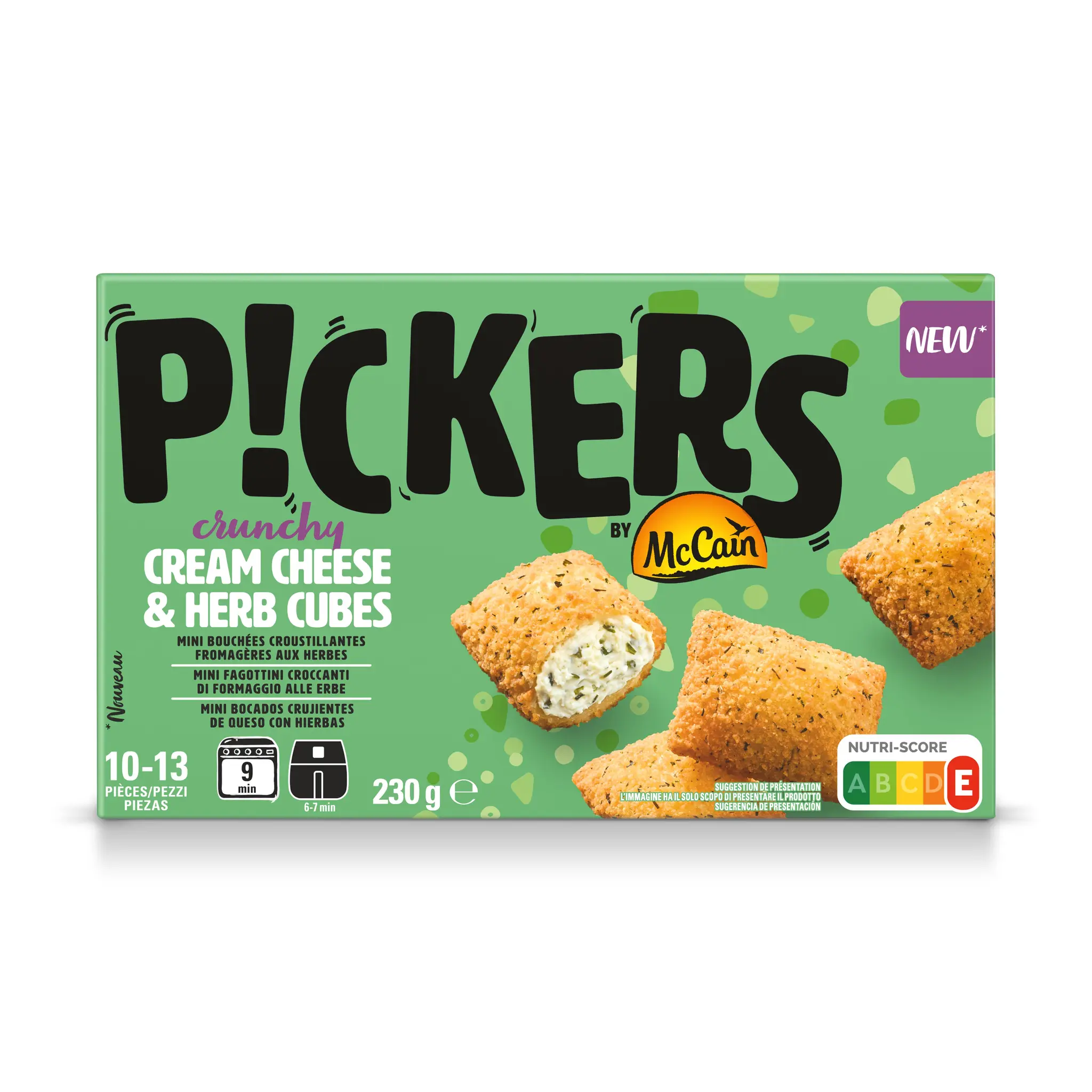 MCCAIN Mini chausson fromage et herbes surgelé à préparer au four ou à l'airfryer