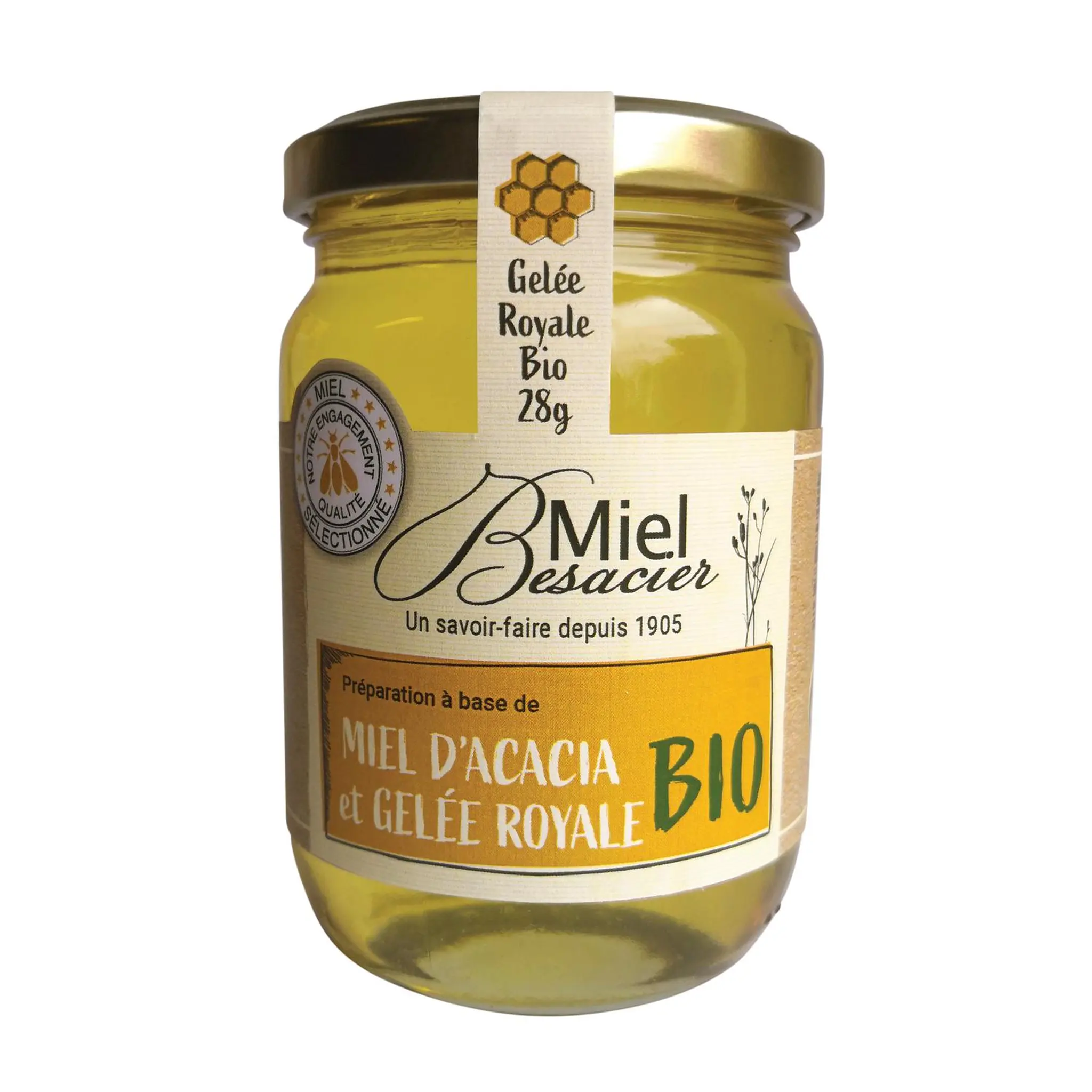 MIEL BESACIER Miel d'acacia et gelée royale bio