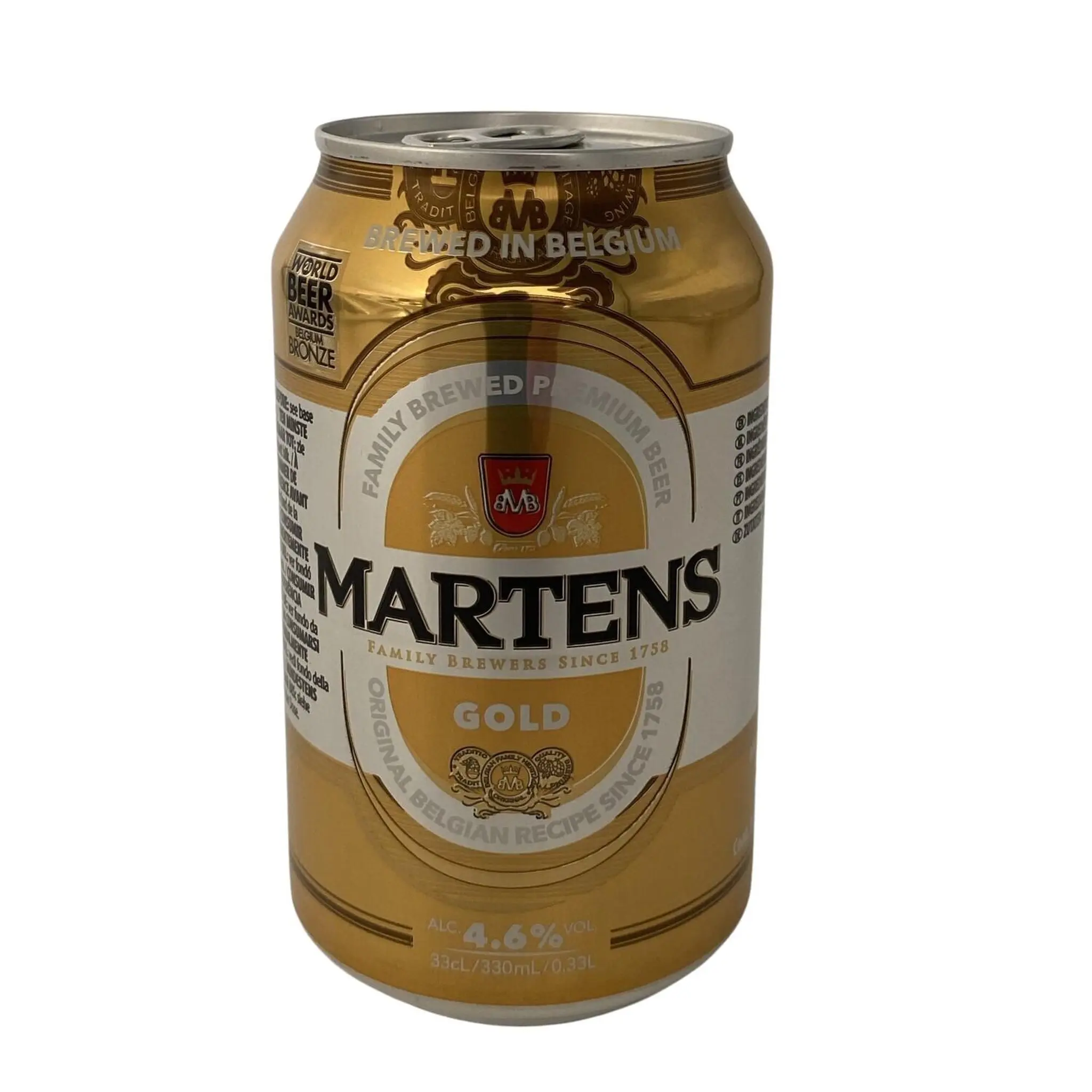 MARTENS Bière gold blonde 4,6% boîte