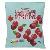 Auchan Cerises griottes dénoyautées, 450g