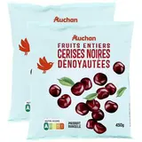 Auchan Cerises griottes dénoyautées, Lot de 2x450g